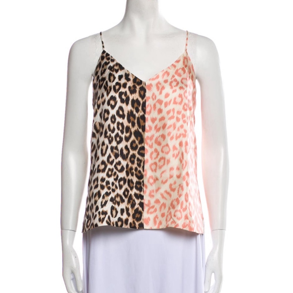 La Prestic Ouiston silk animal print top